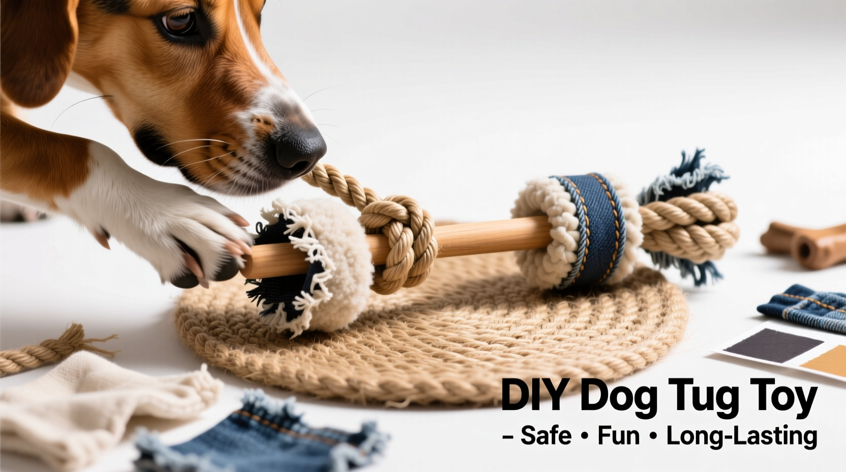 creative and durable dog tug toys step by step guide to making fun diy chew playthings