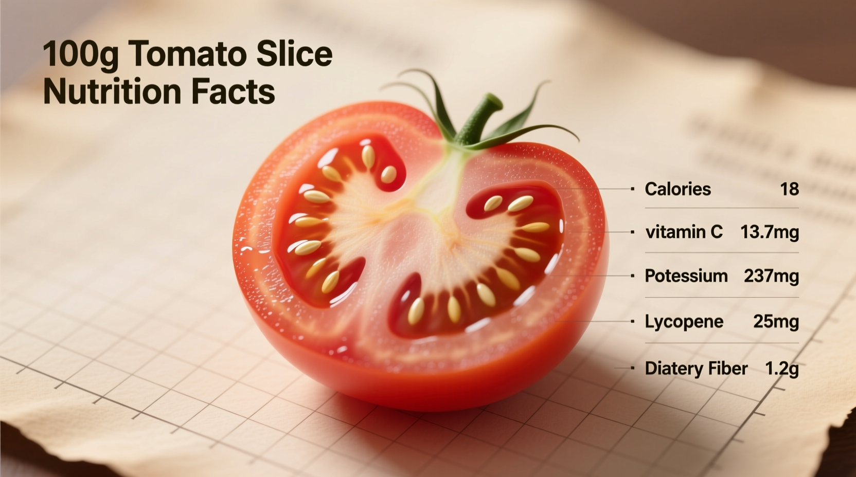 tomato slice nutrition