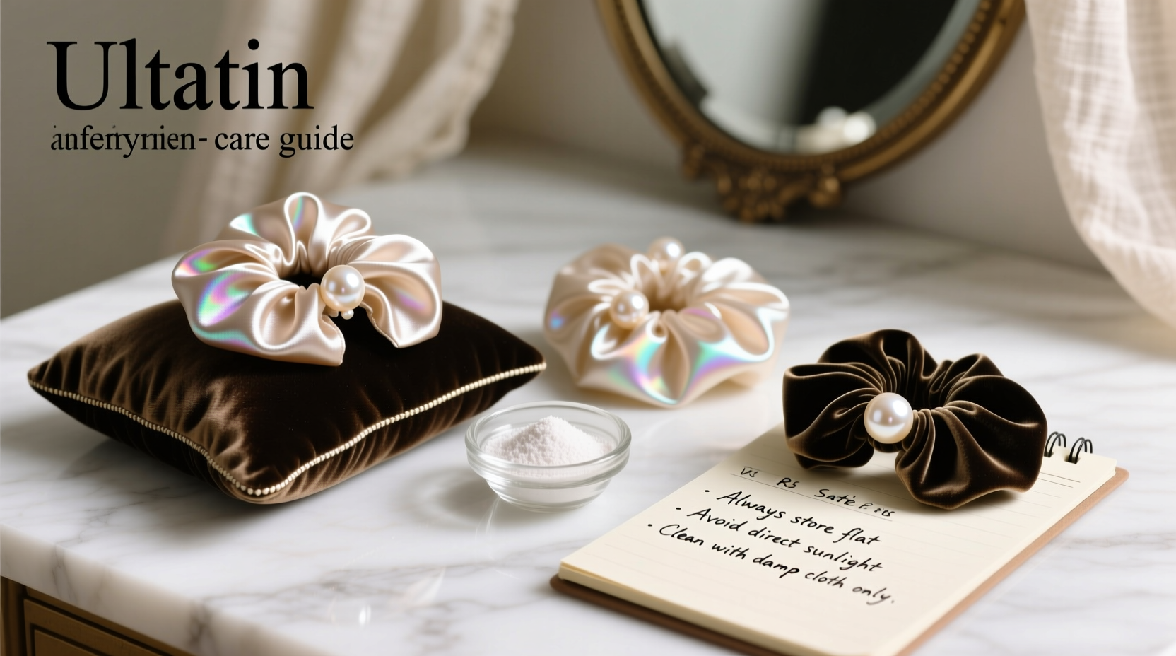 ultimate guide to caring for satin and pearl scrunchies tips to keep them beautiful and durable