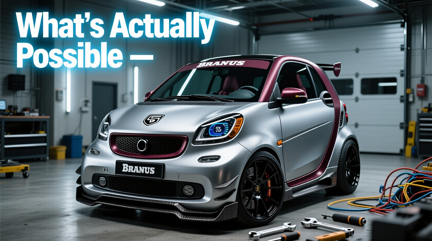 brabus smart 451 diy install