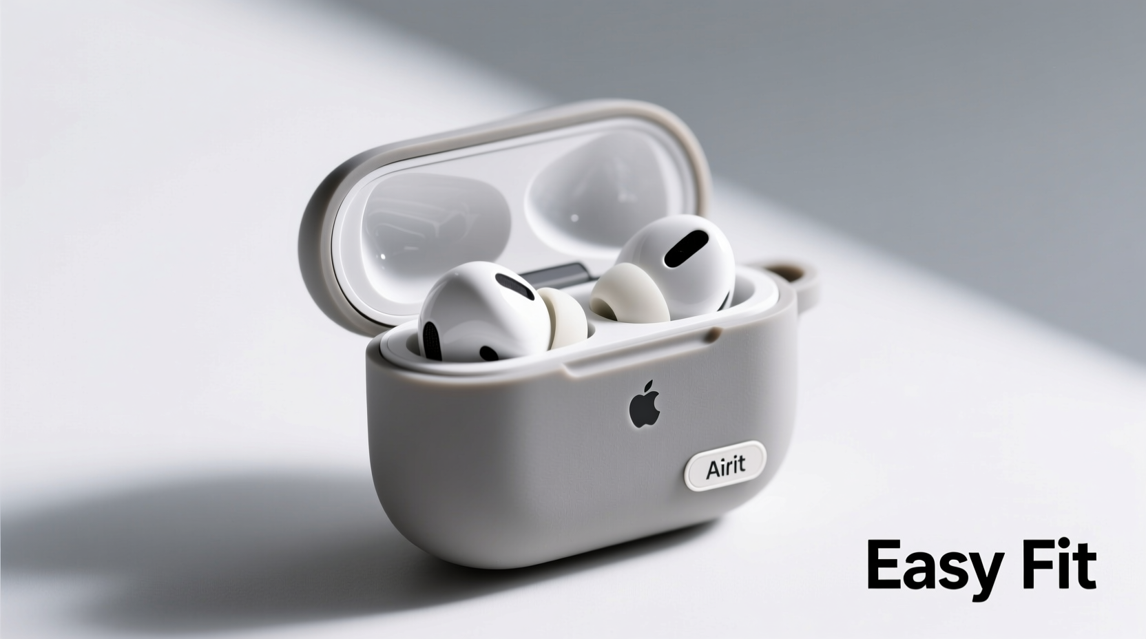 easy and secure way to install your airpods in a silicone protective case