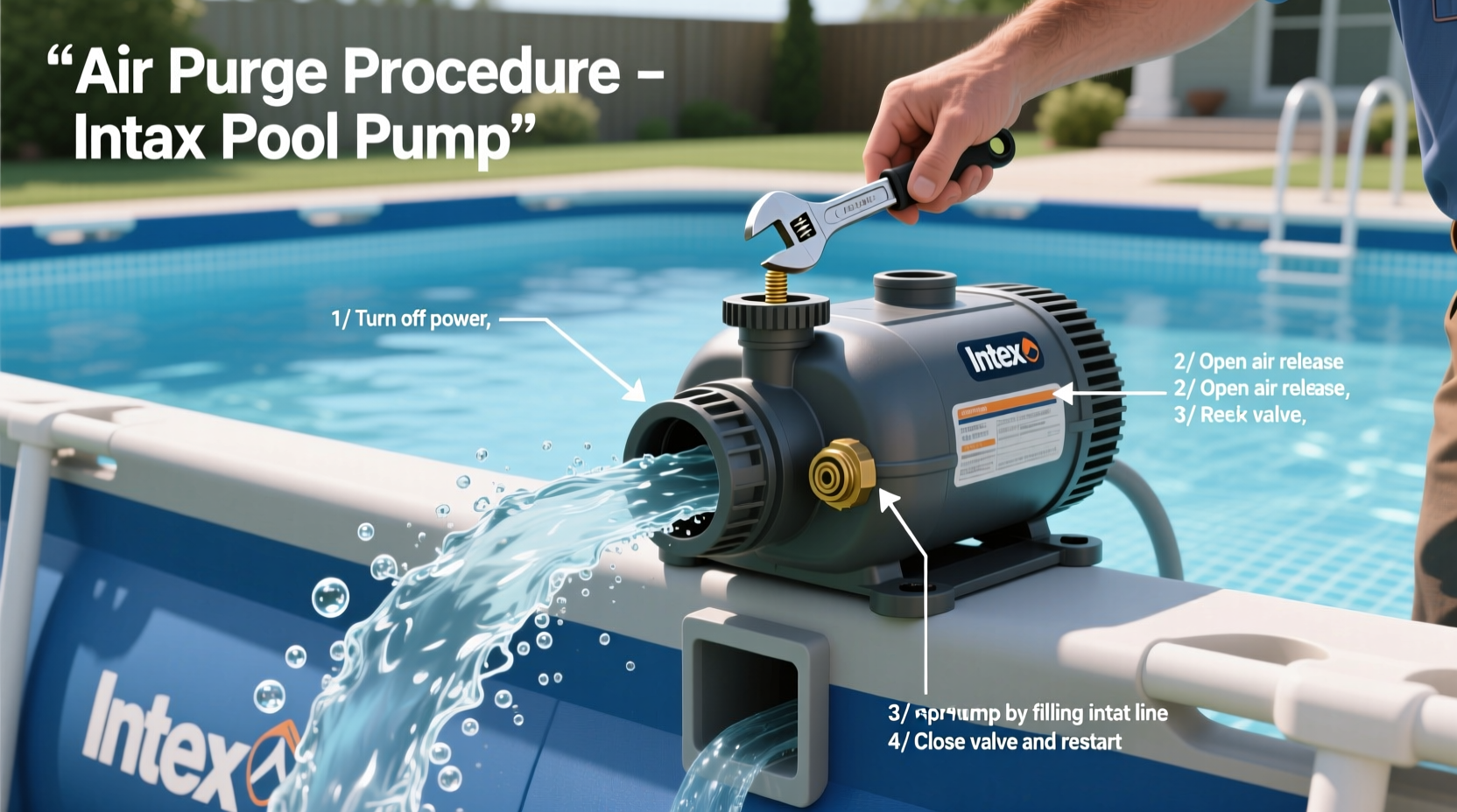 effective steps to remove air from your intex pool pump and ensure smooth operation