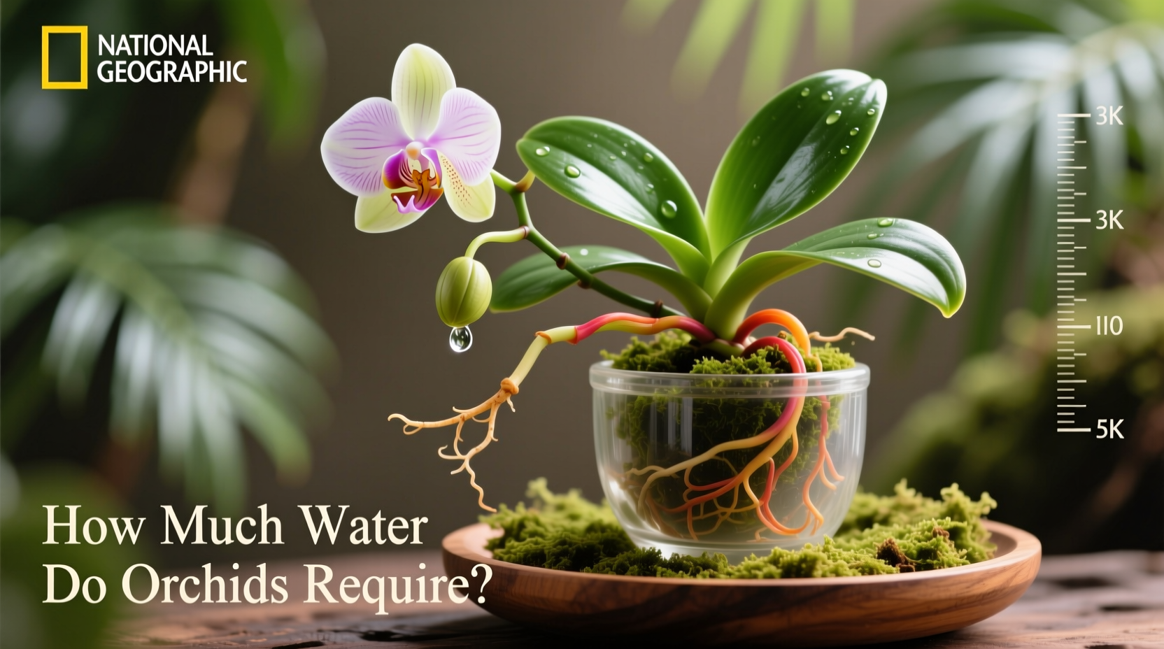 how much water do orchids require