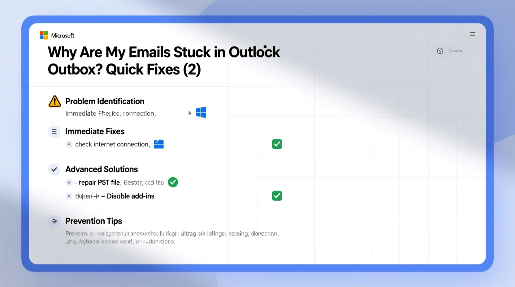 why are my emails stuck in outlook outbox quick fixes 2