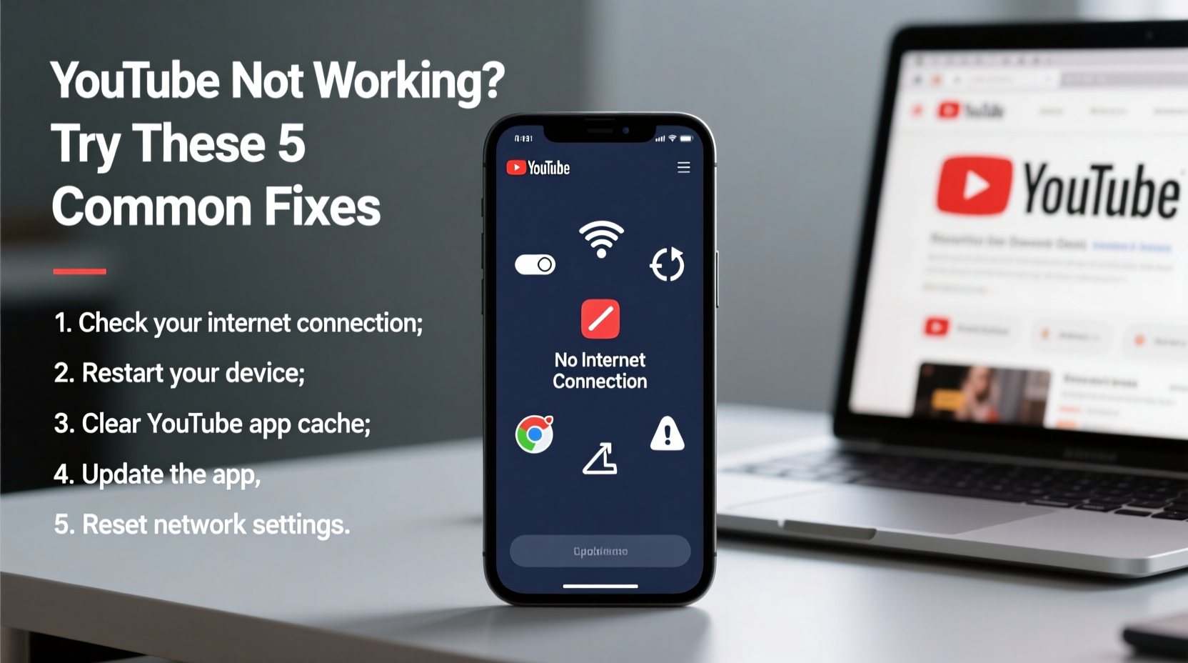 youtube not working troubleshooting tips common fixes