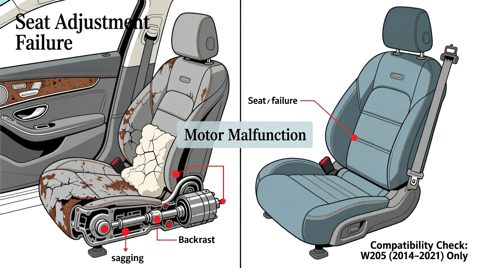 w205 oem seat regrets
