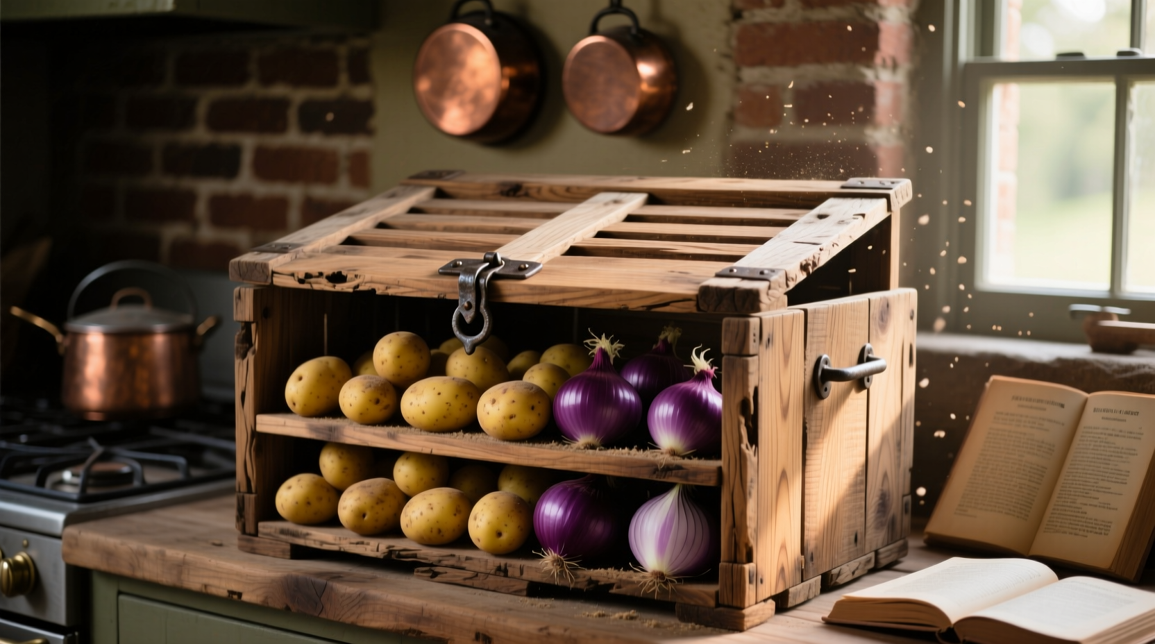 potato onion storage bin