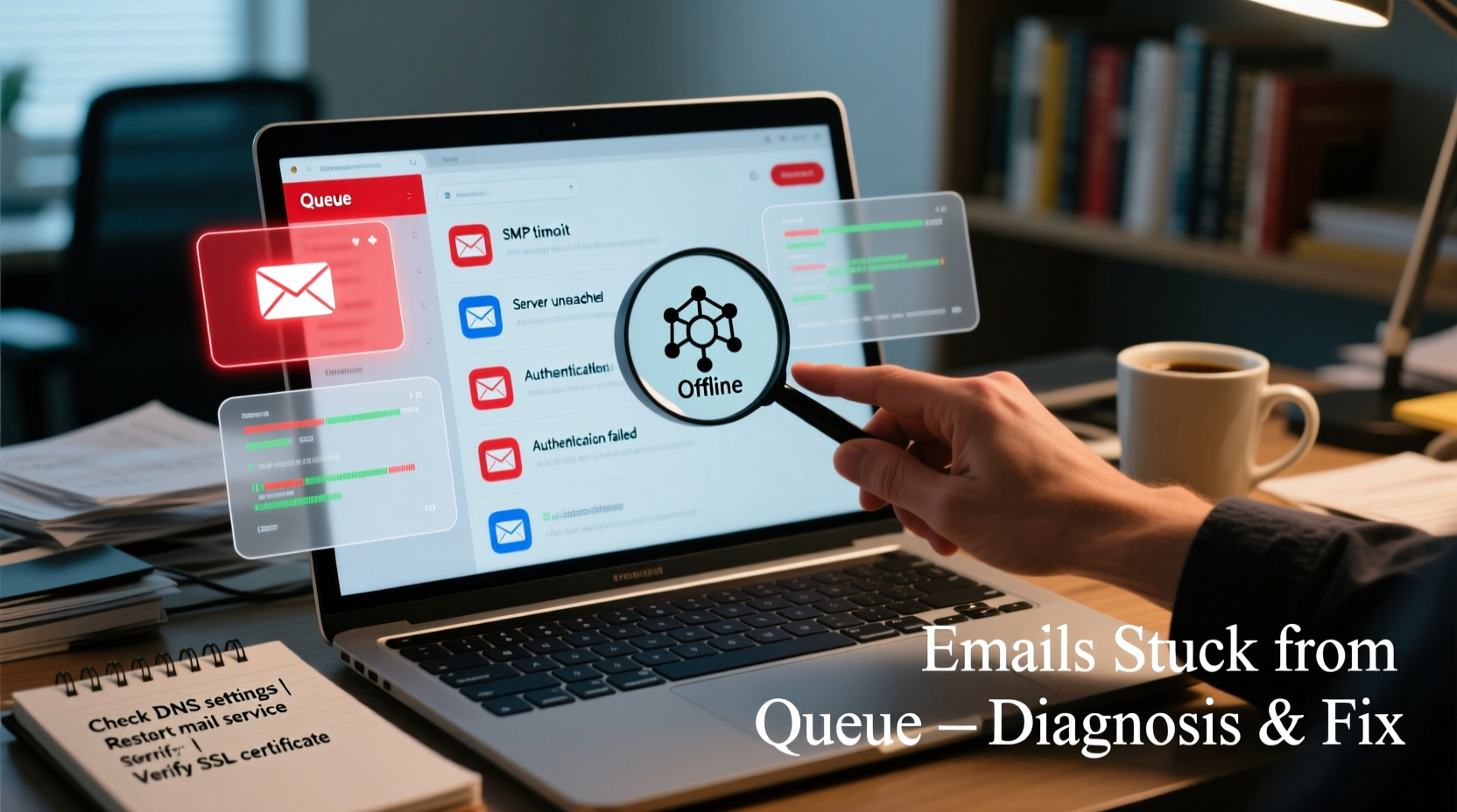 emails stuck in queue understanding why how to fix it