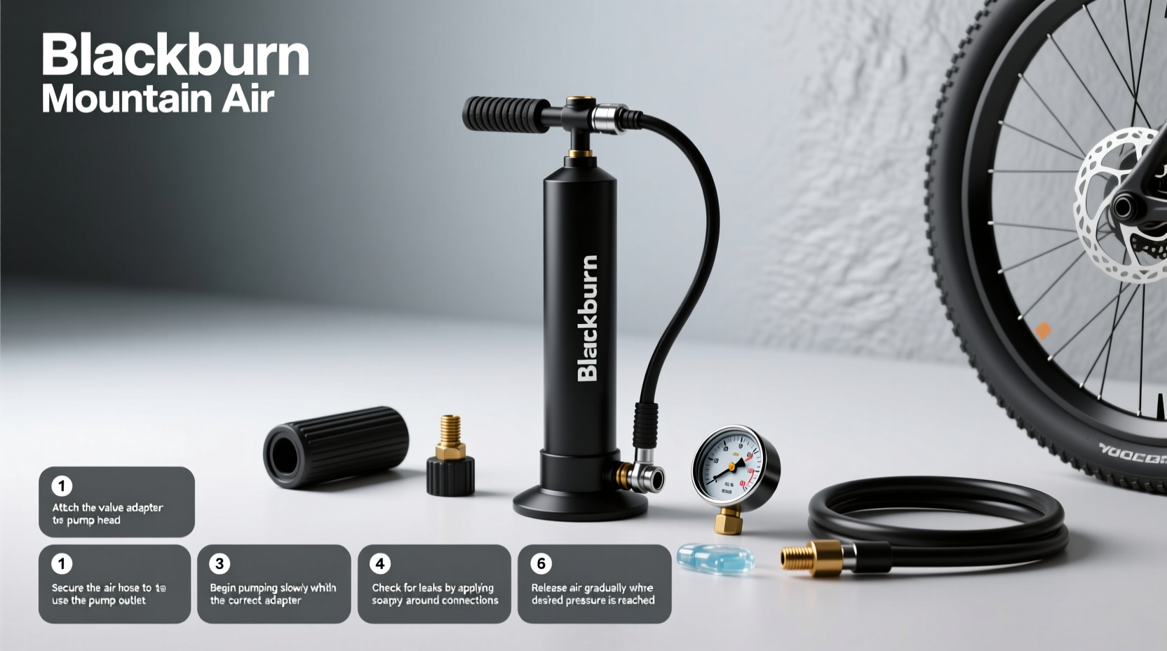 unlocking efficiency a step by step guide to using your blackburn mountain air pump correctly