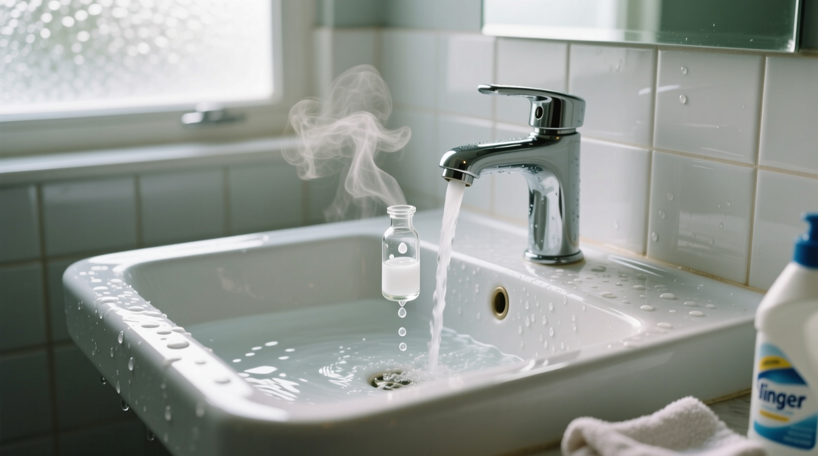 how to get rid of bleach smell