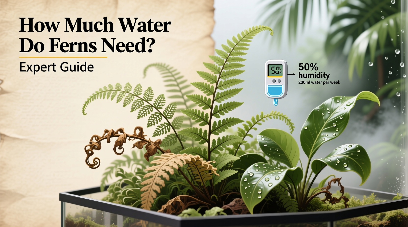 how much water do ferns need