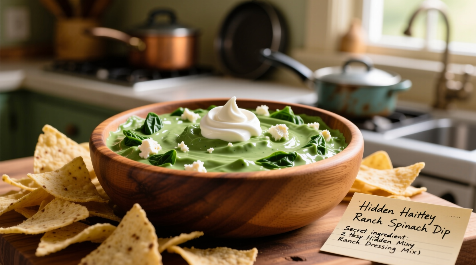Perfect Hidden Valley Ranch Spinach Dip Recipe