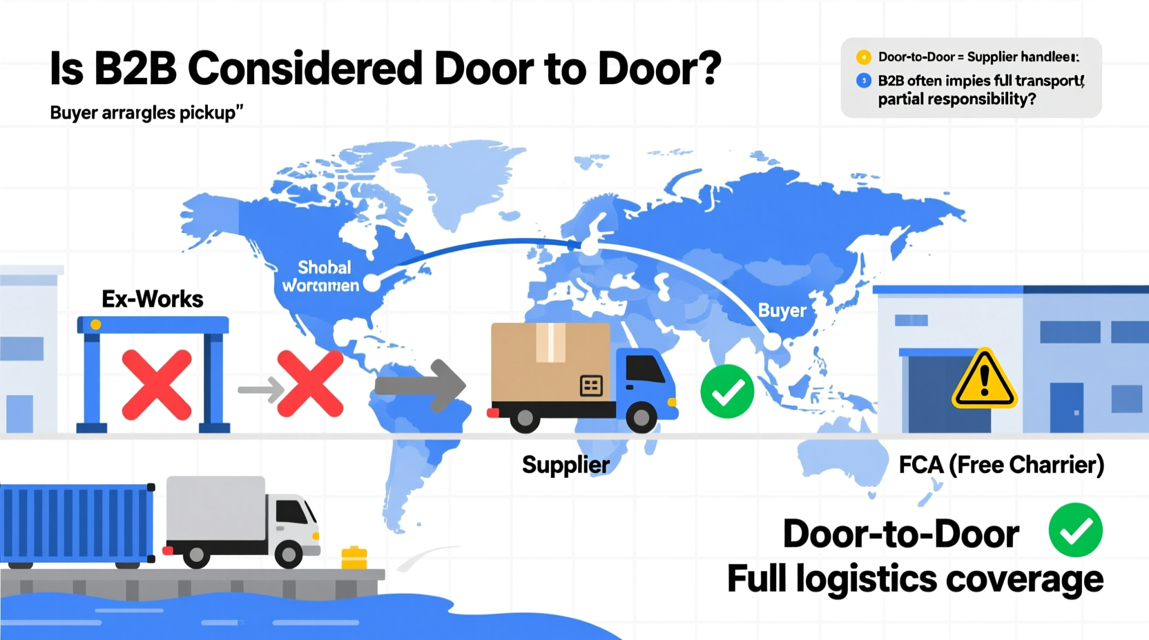 Is B2B Considered Door to Door? Understanding Delivery Models in Global Procurement