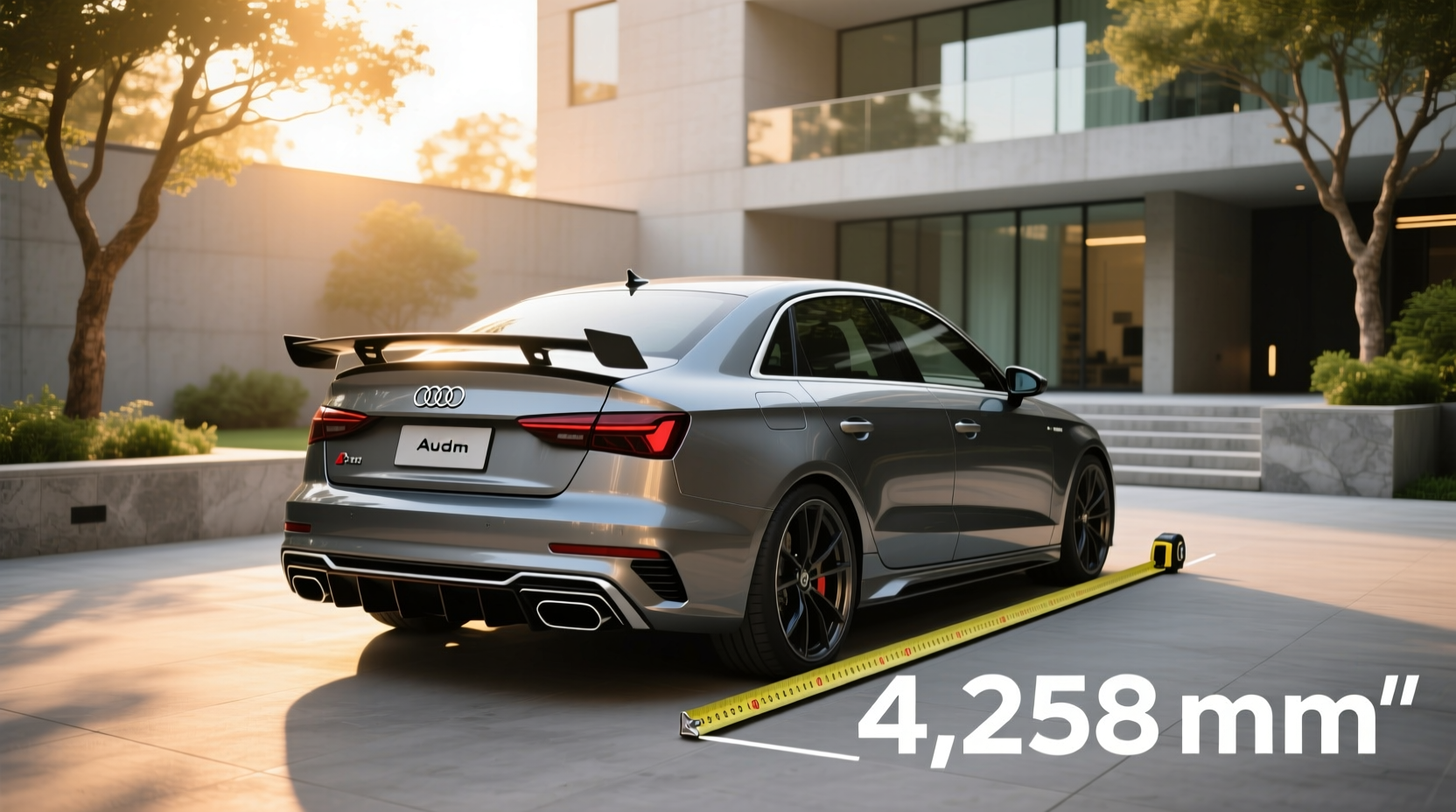 How to choose a3 spoiler,What length is an Audi A3?