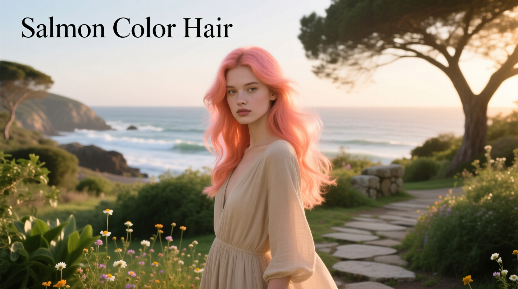 salmon hair color guide