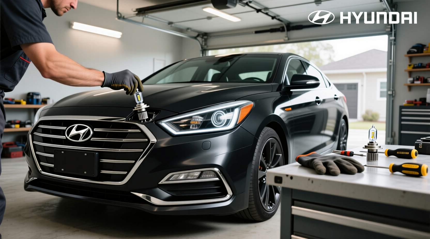 How to Replace Hyundai Sonata Headlight Bulb: Step-by-Step