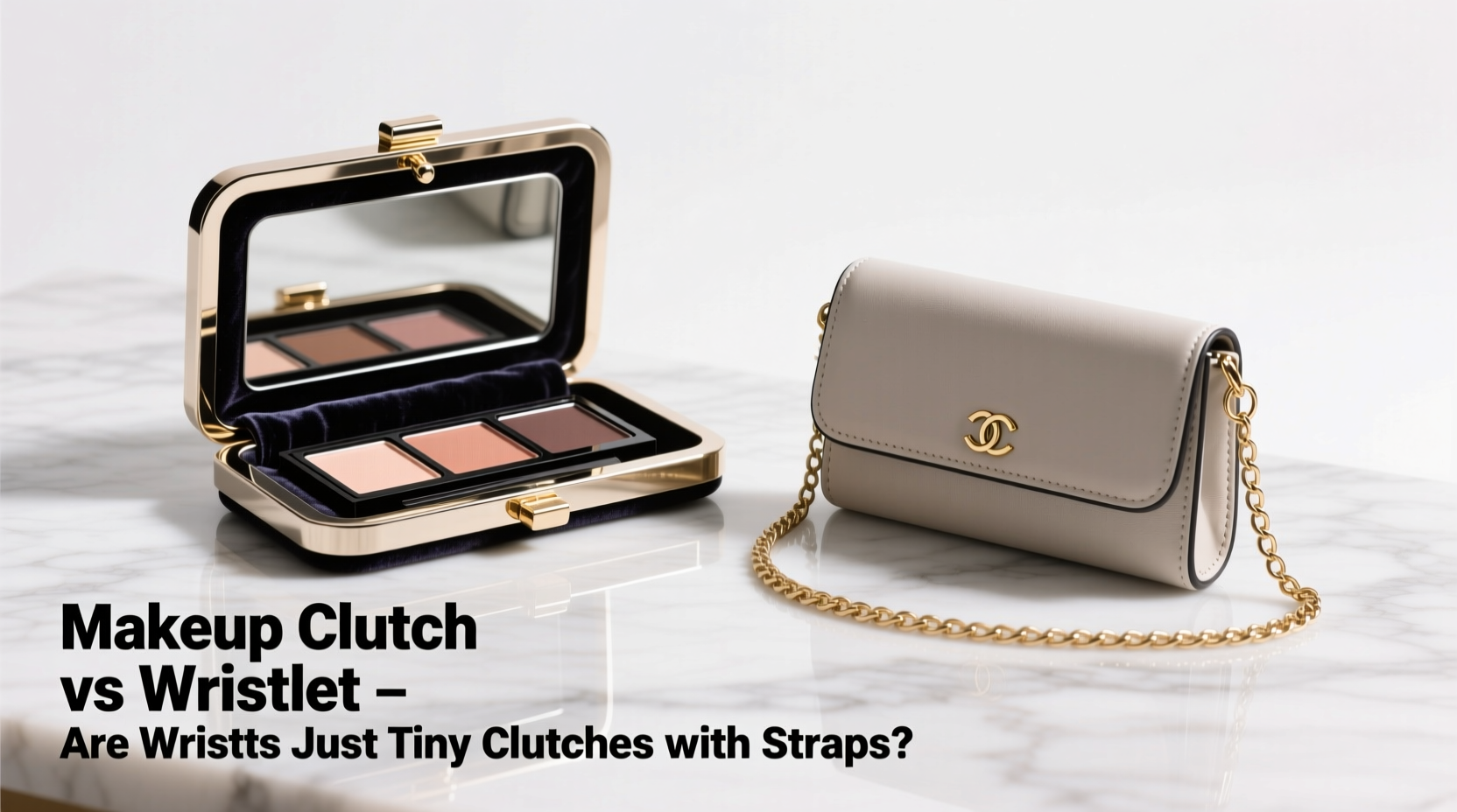 makeup clutch vs wristlet are wristlets just tiny clutches with straps