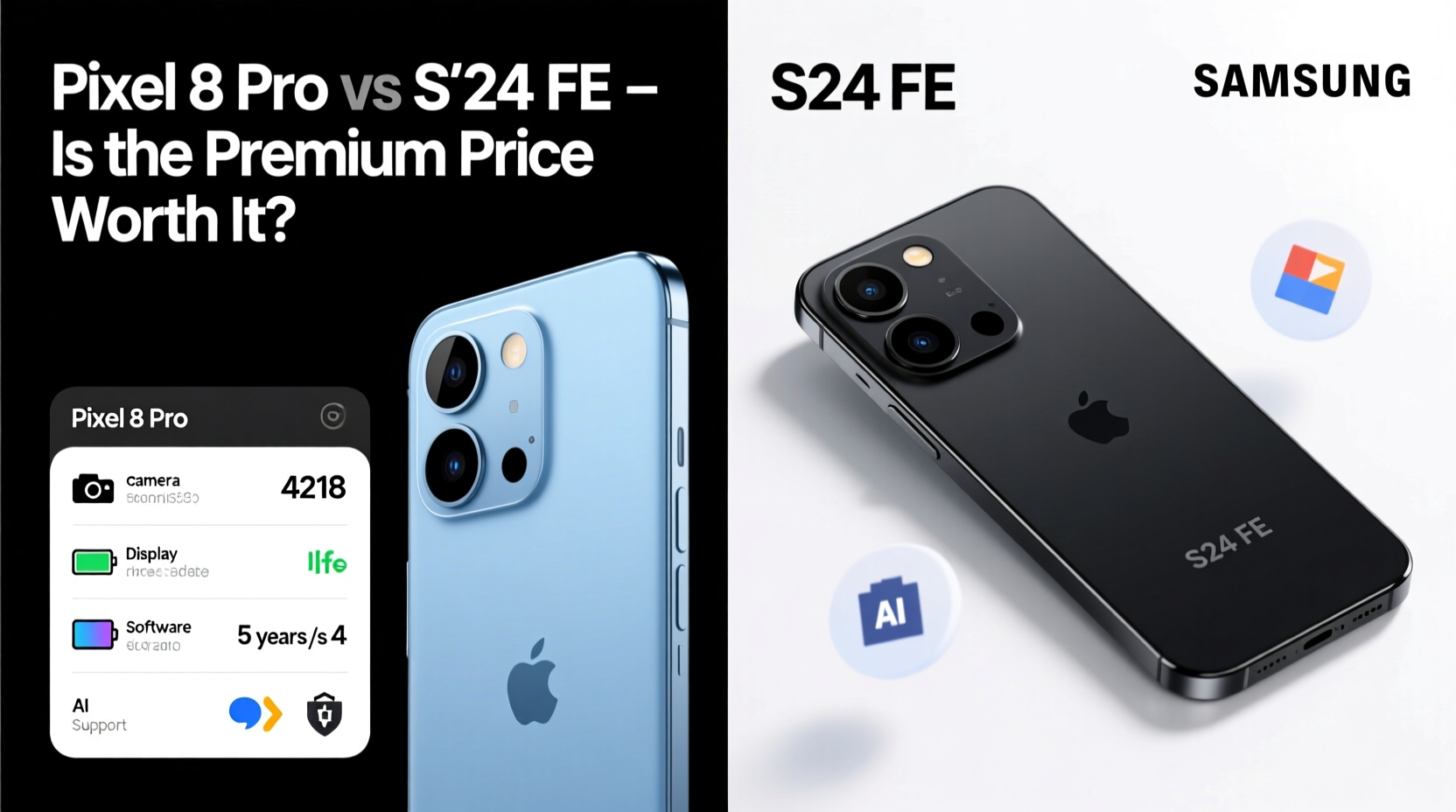 pixel 8 pro vs s24 fe is the pixel really worth the extra cost