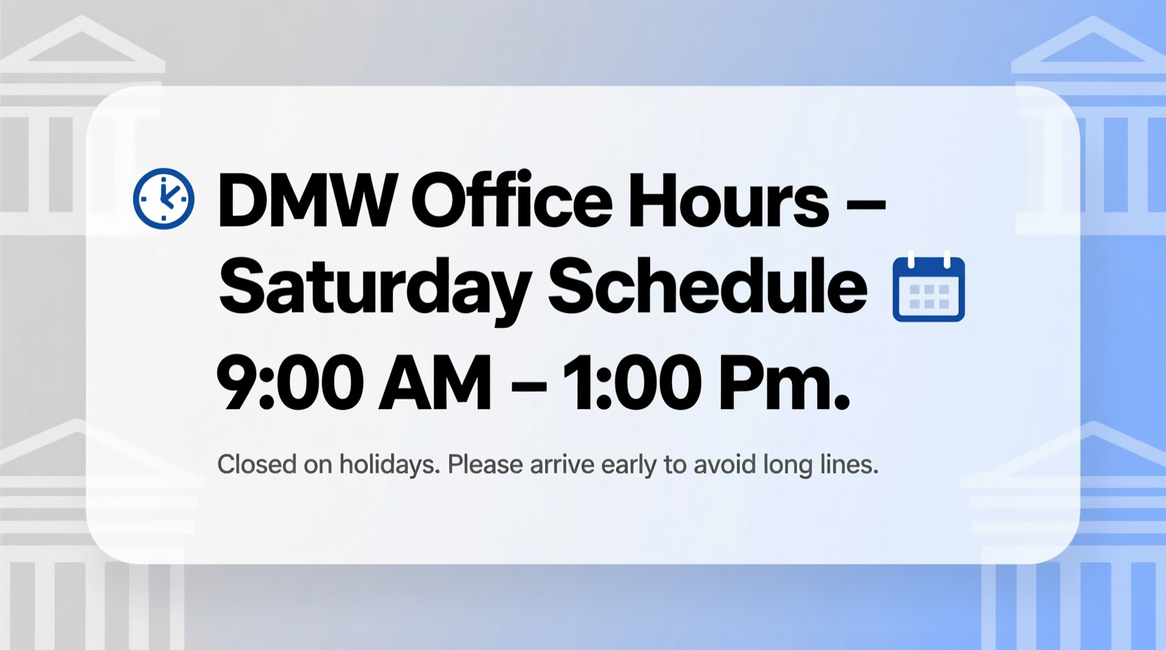 when is the dmv open on saturdays