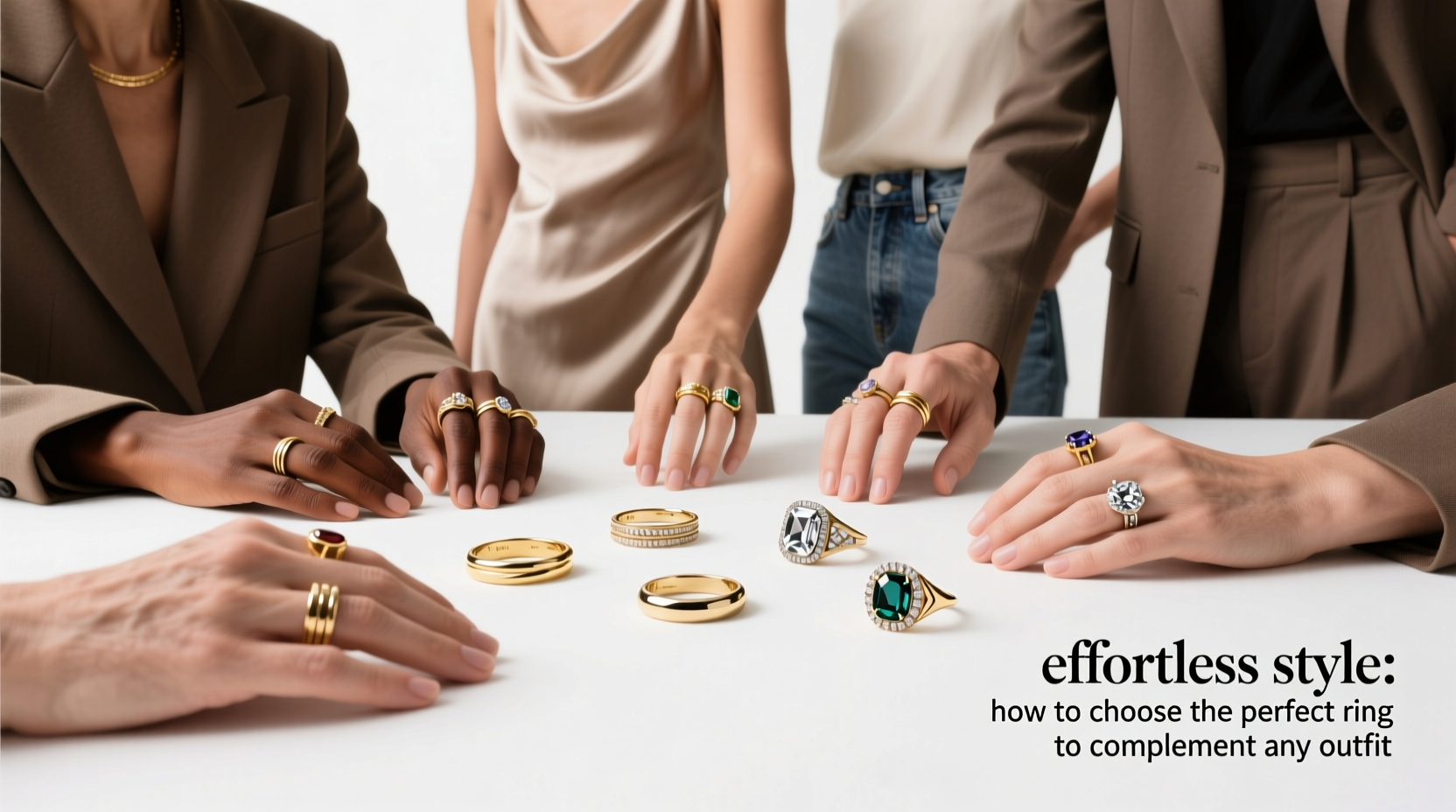effortless style how to choose the perfect ring to complement any outfit
