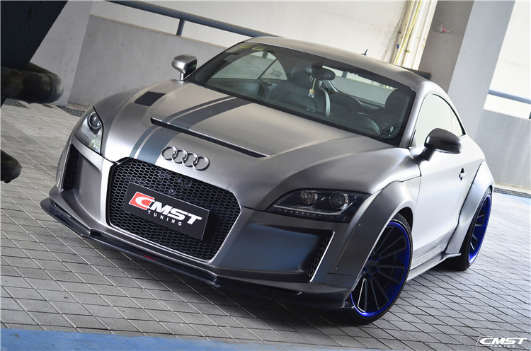 Audi TT Widebody Kit with Carbon Fiber Spoiler & Easy