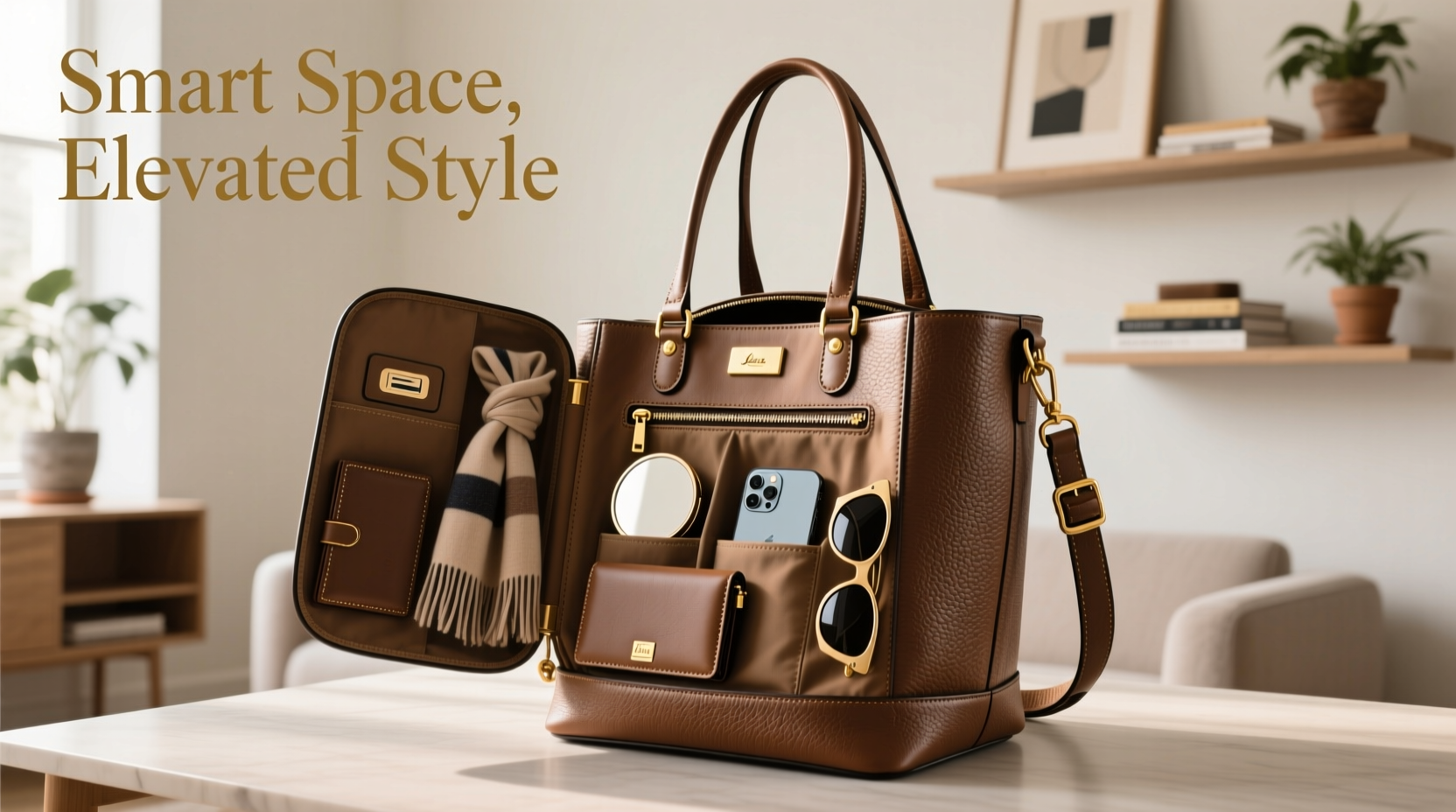 smart strategies to maximize space and style when organizing a large capacity bucket bag