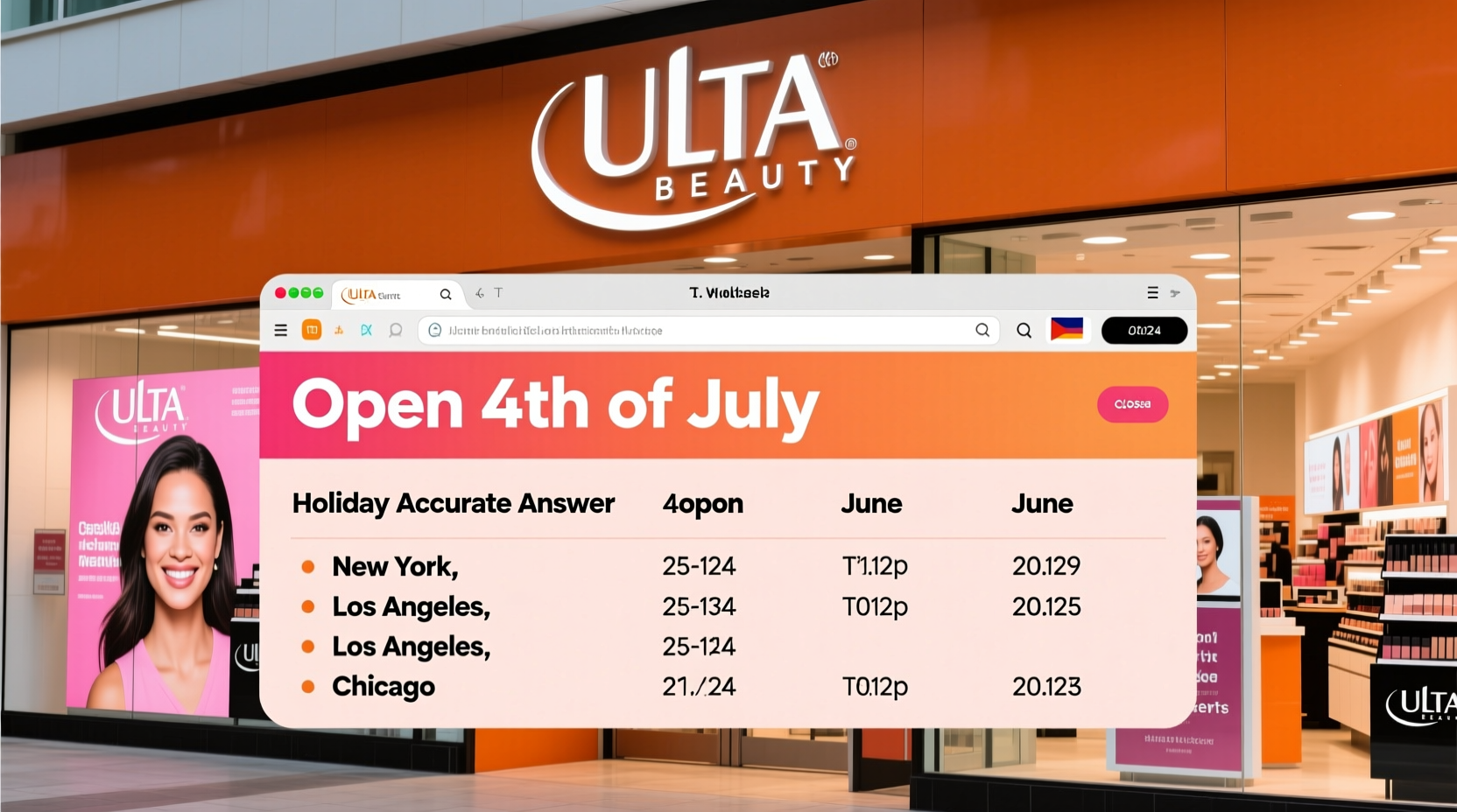 is ulta open on 4th of july