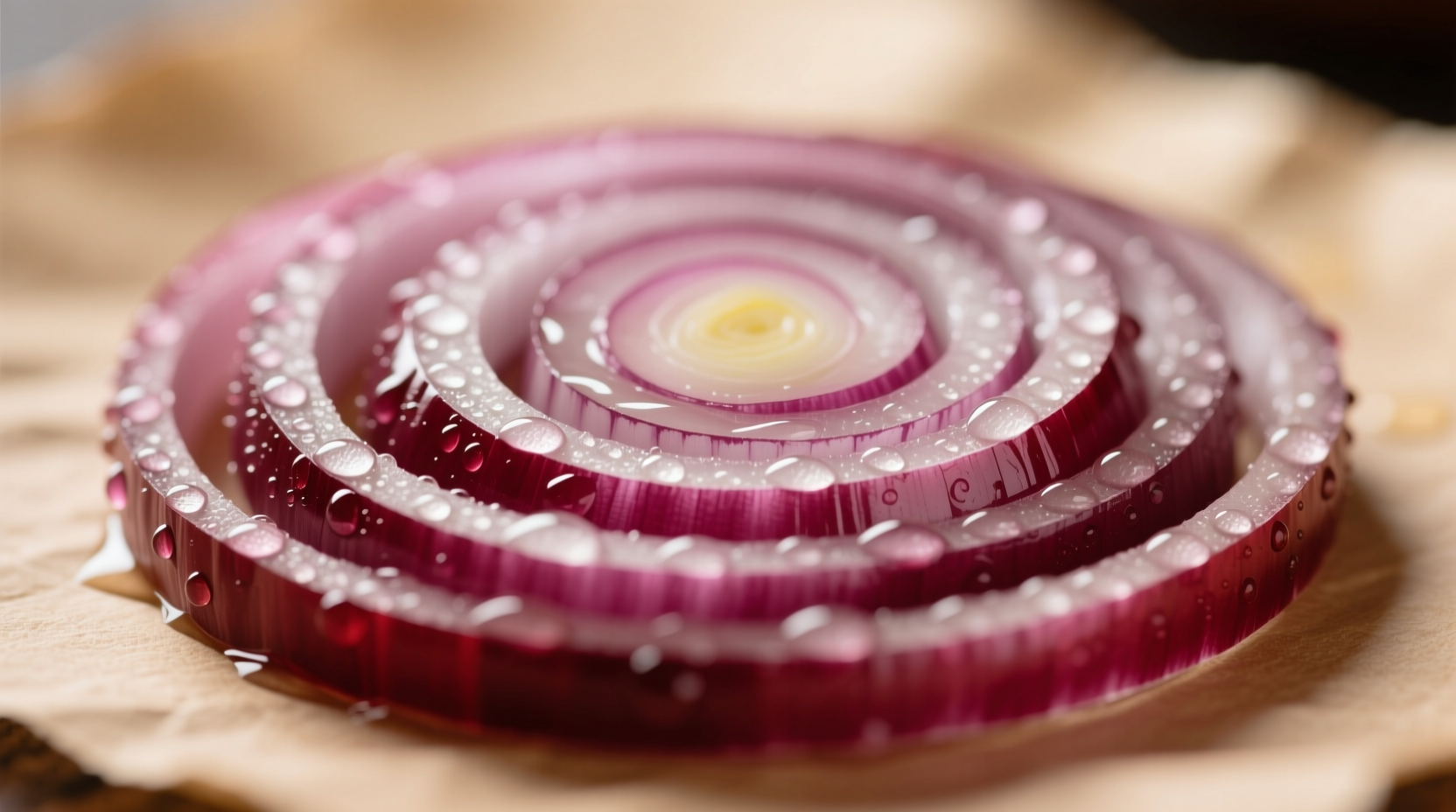 sliced red onion