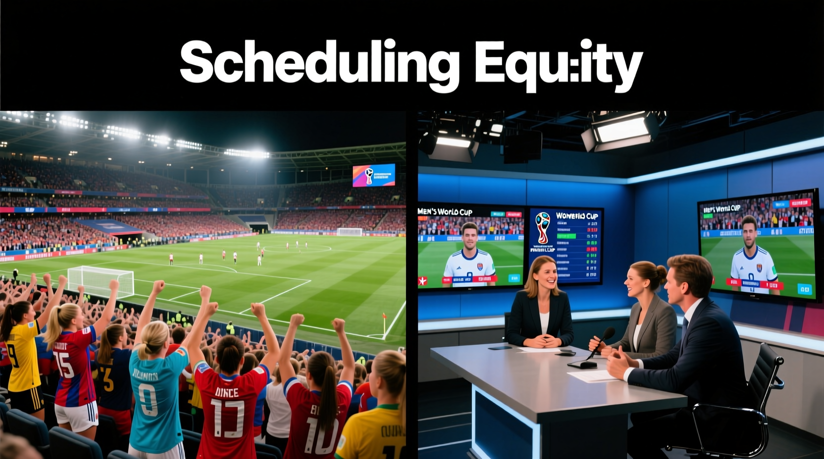 womens world cup controversy same day as men