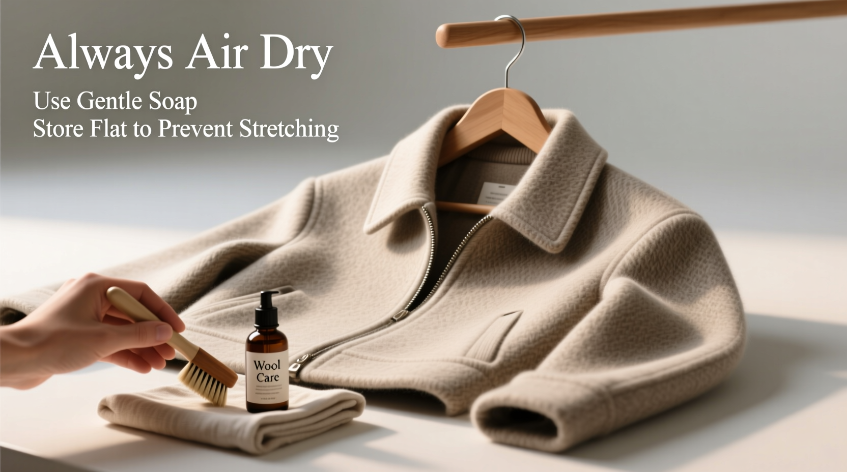 essential tips for caring for your wool blended jacket to keep it looking sharp