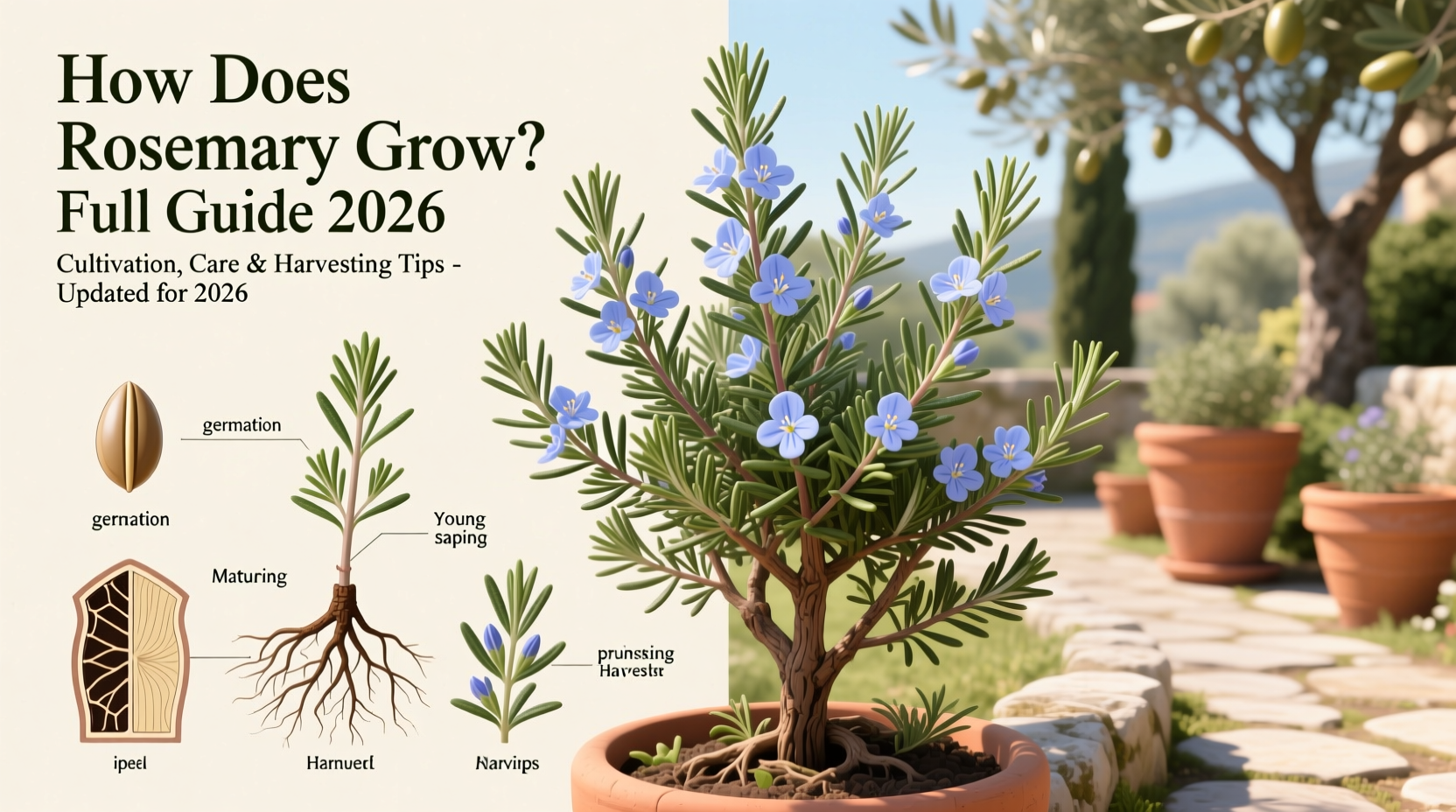 How Does Rosemary Grow? Full Guide 2026