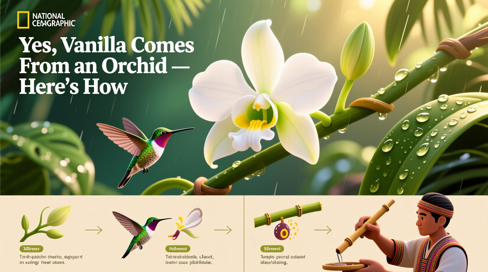 does vanilla come from an orchid