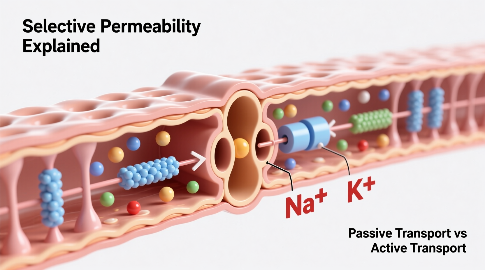 why is the plasma membrane selectively permeable explained