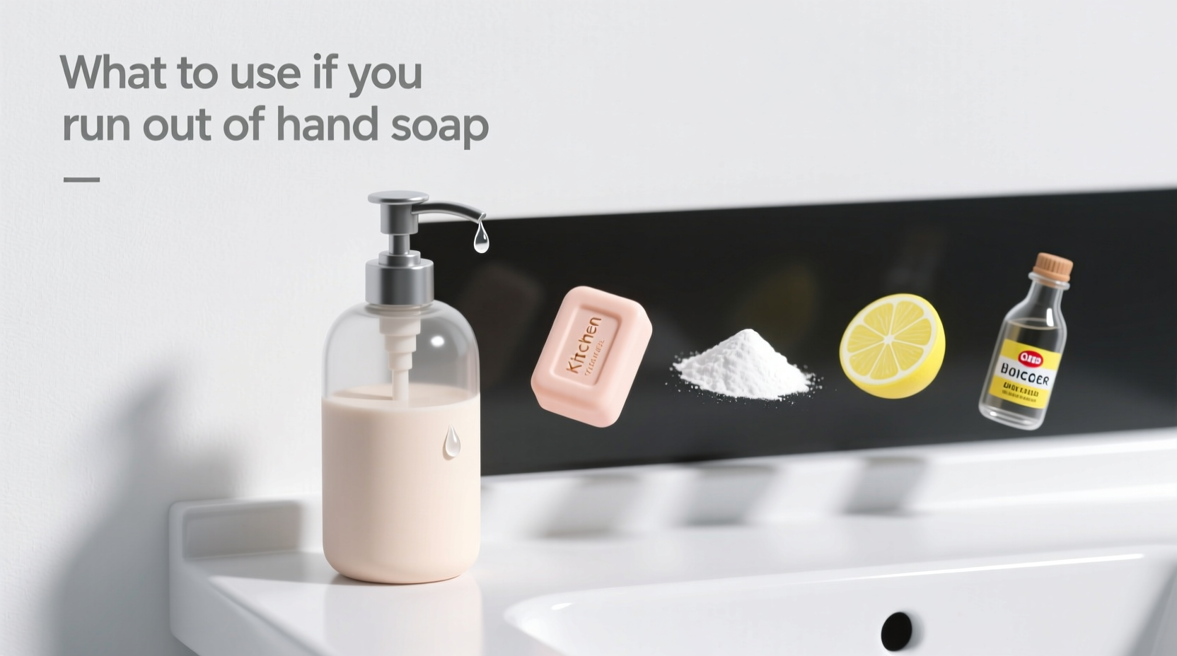 what to use if you run out of hand soap