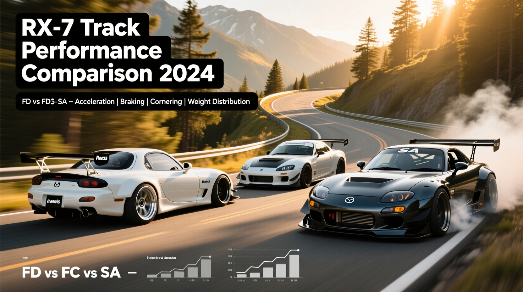 rx7 fd fc sa track comparison