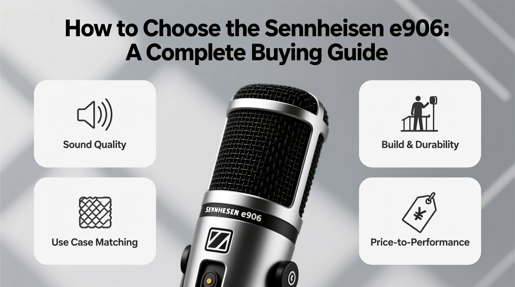 How to Choose the Sennheiser e 906: A Complete Buying Guide