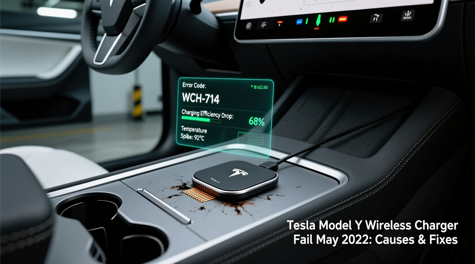 tesla y wireless charger fail 2025 5