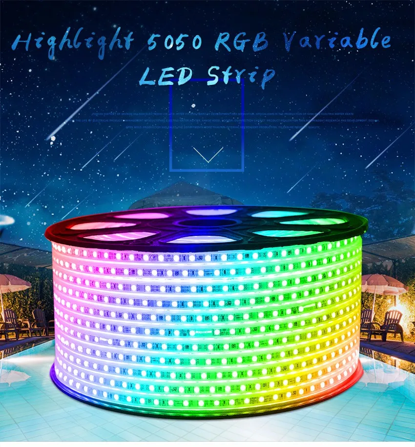 WIFI LED Strip Lights Work with Alexa Waterproof RGB LED Strip 5050 SMD LED Smart Rope Lights Smartphone APP Controlled