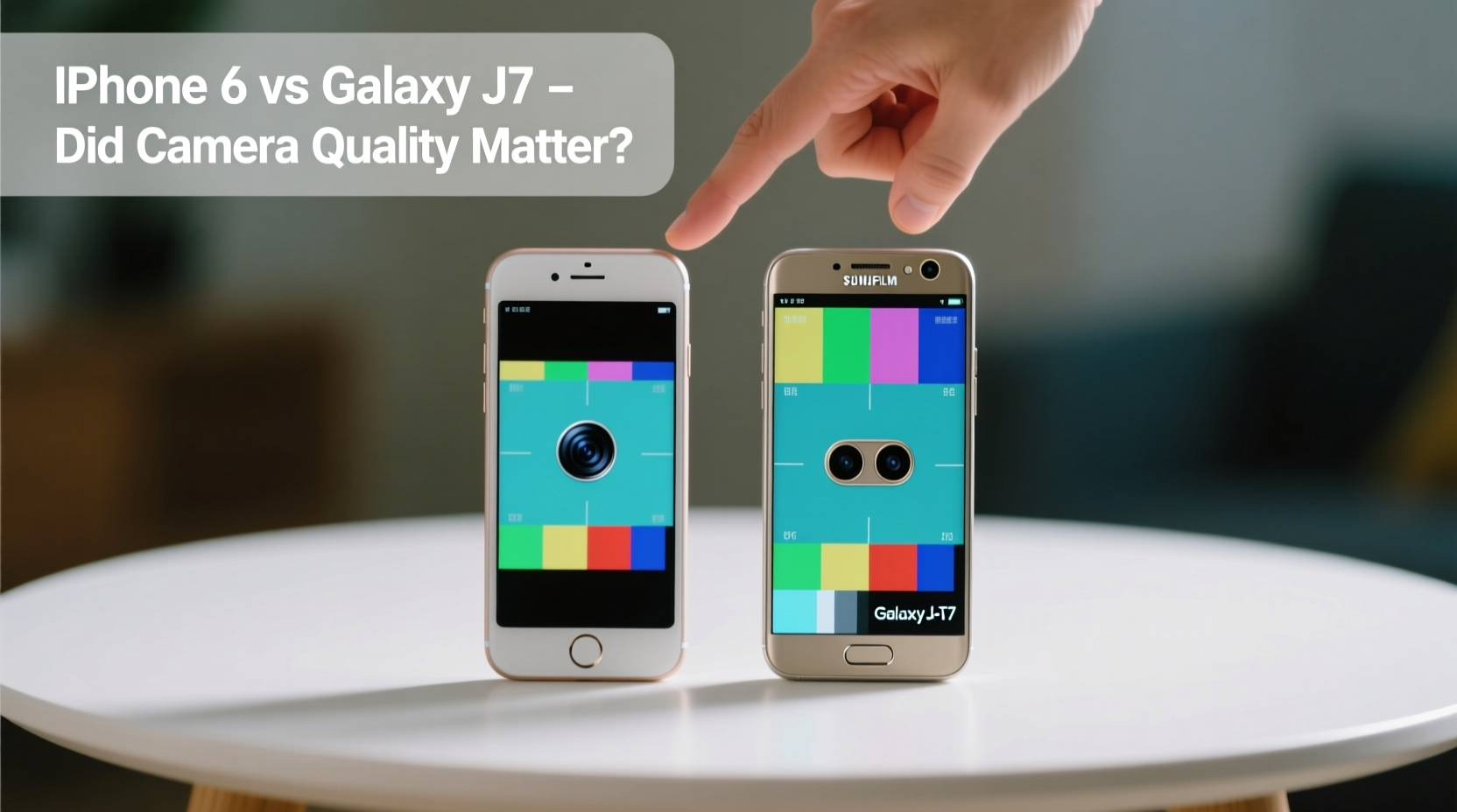 iphone 6 vs galaxy j7 did people actually notice a camera difference when upgrading