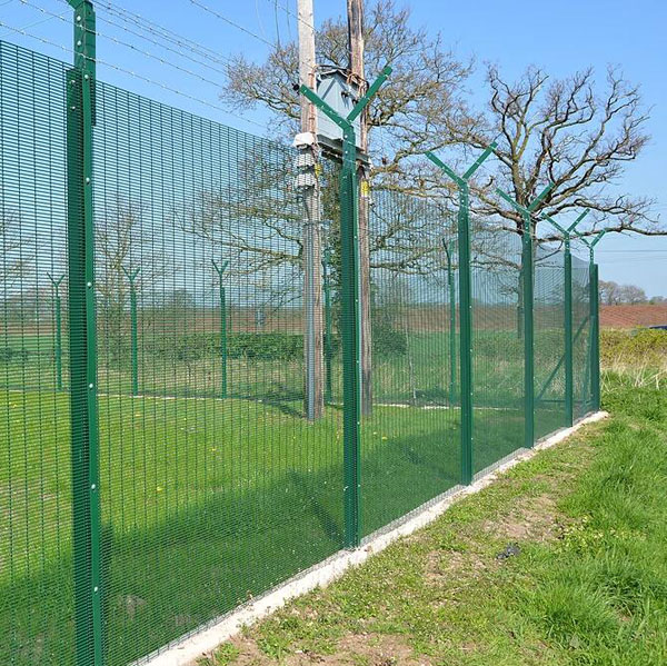 Green 358 Anti Climbing Fence No Blind Spots For Protection Fence