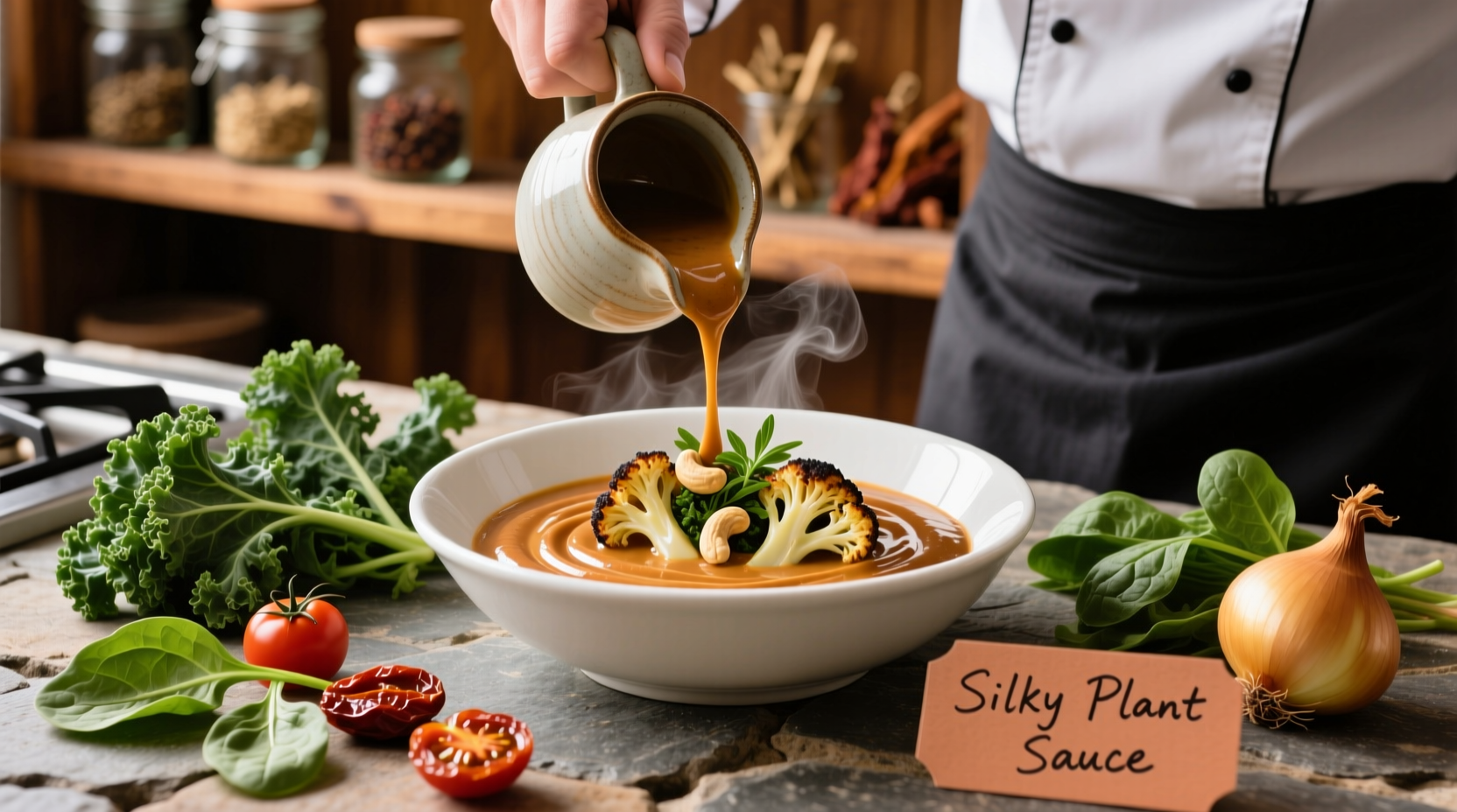 how to make silky sauces with more plants and less dair