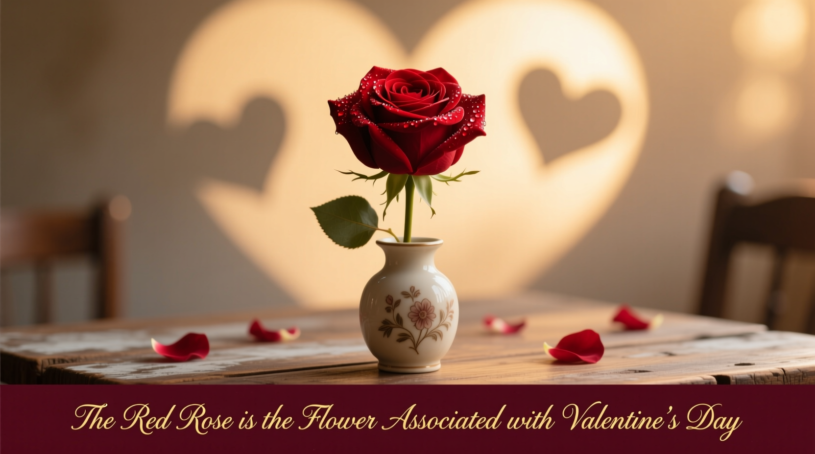 which flower is associated with valentines day