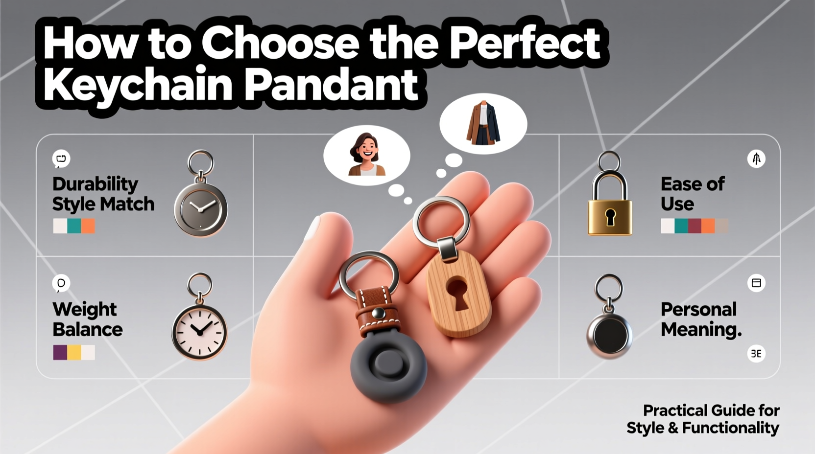 how to choose the perfect keychain pendant a practical guide for style and functionality