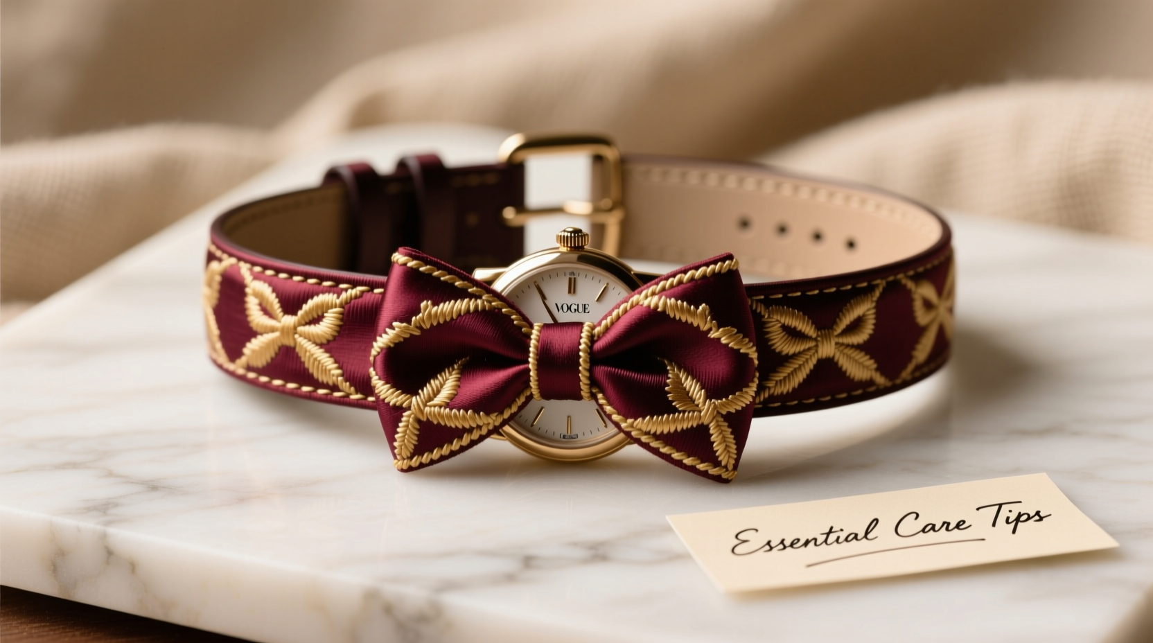 essential tips for maintaining and caring for your bow patterned watch strap
