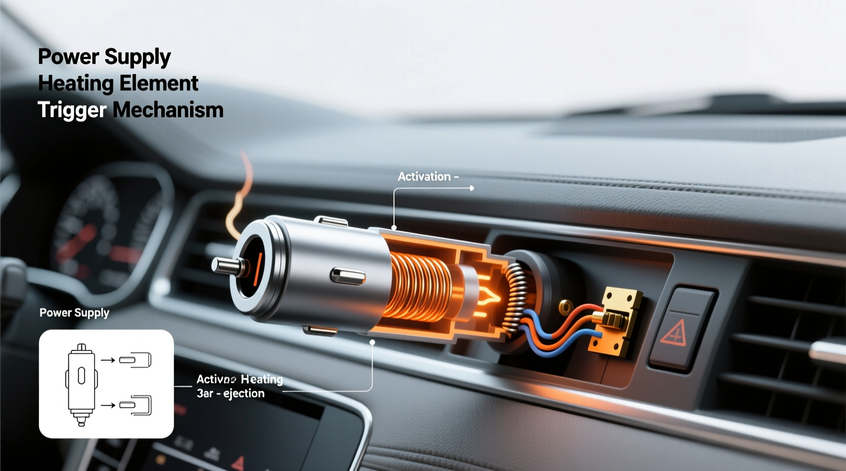 how do car cigarette lighters work