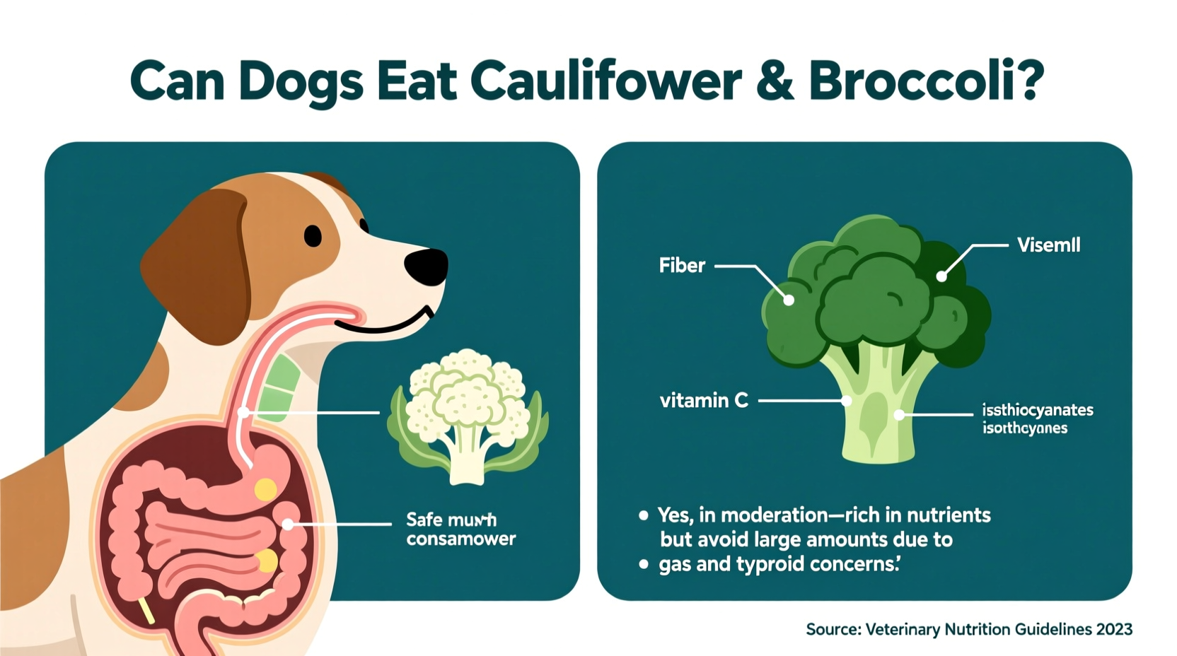 Can Dogs Eat Cauliflower and Broccoli? Vet-Approved Guide