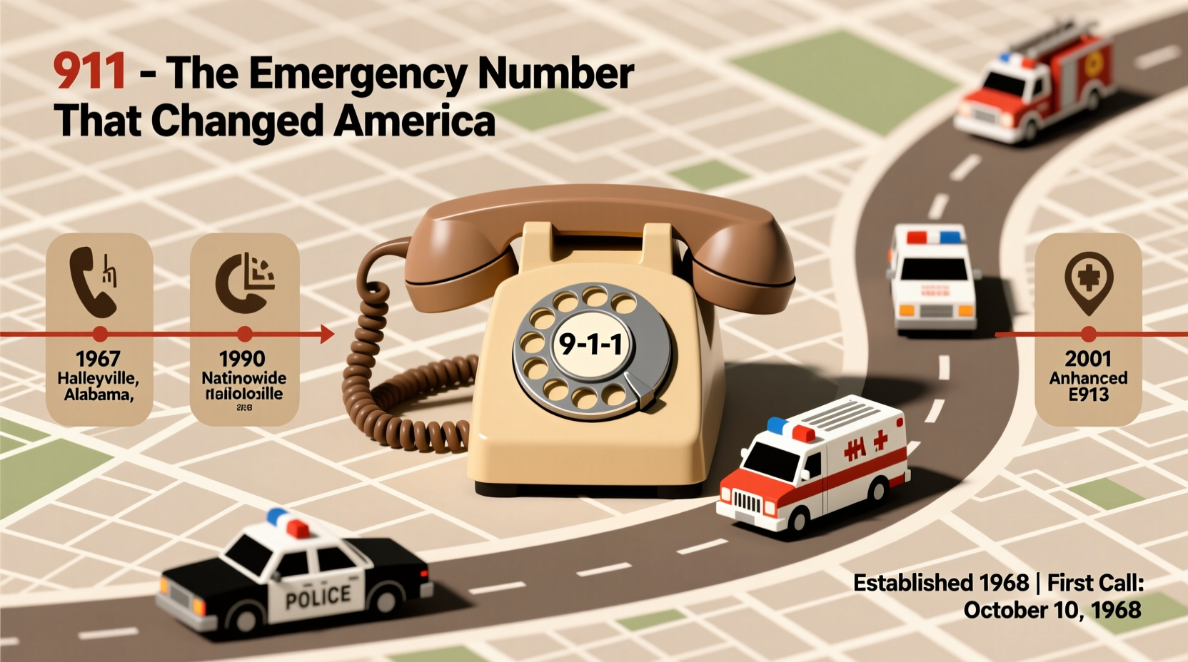 why 911 is the emergency number history and origins