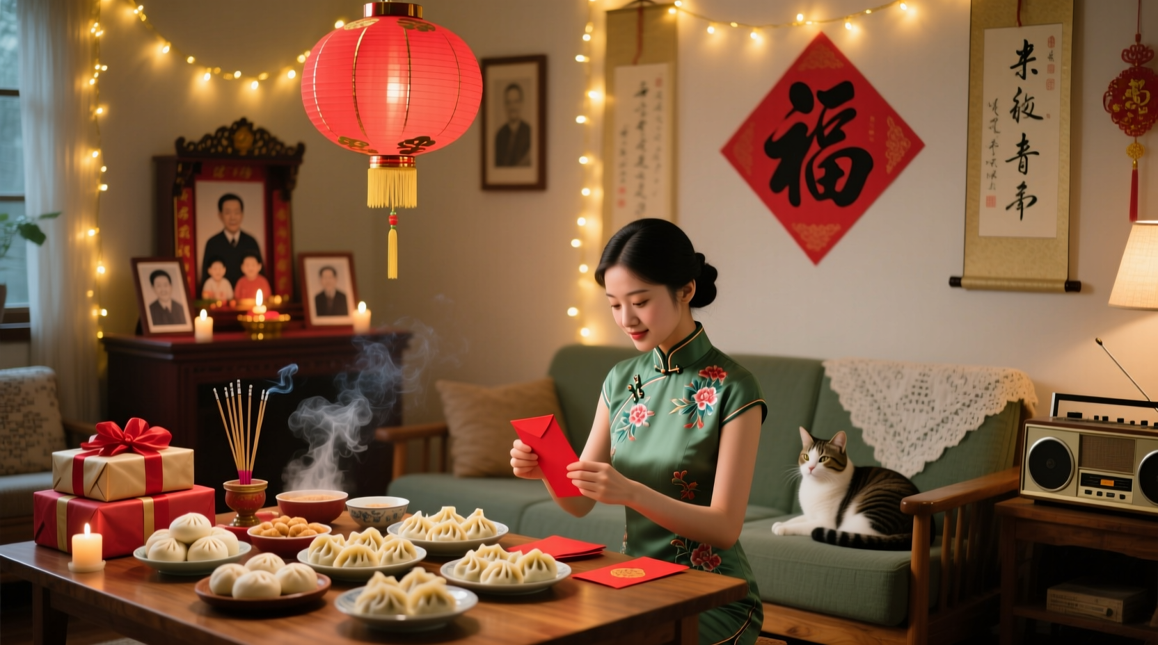 how i celebrate new year at home