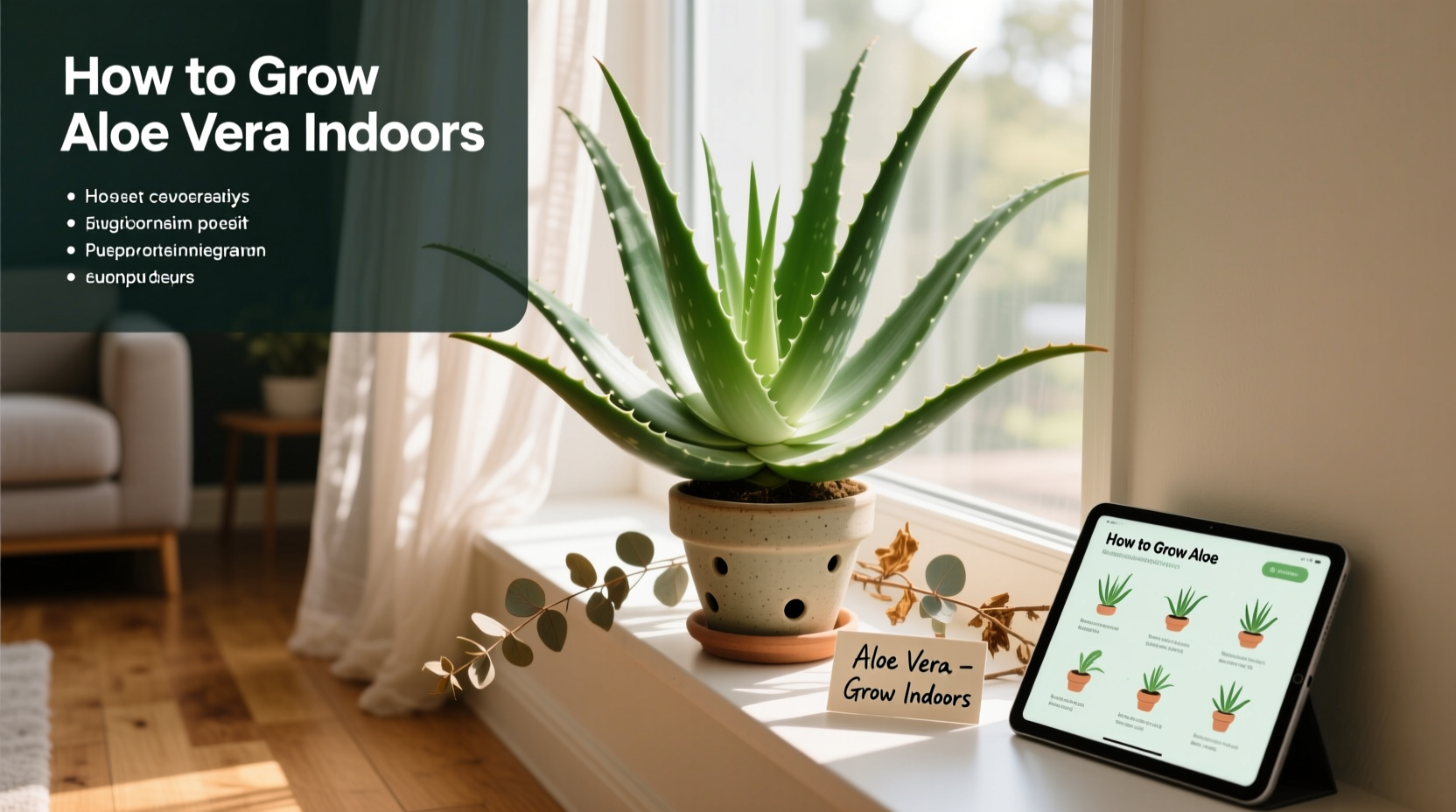 can you grow aloe vera indoors