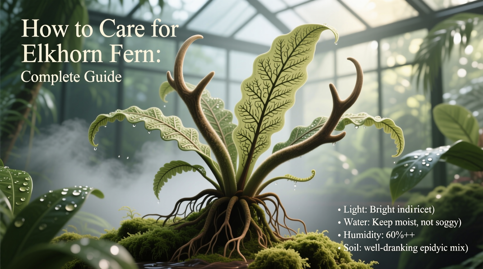 How to Care for Elkhorn Fern: Complete Guide